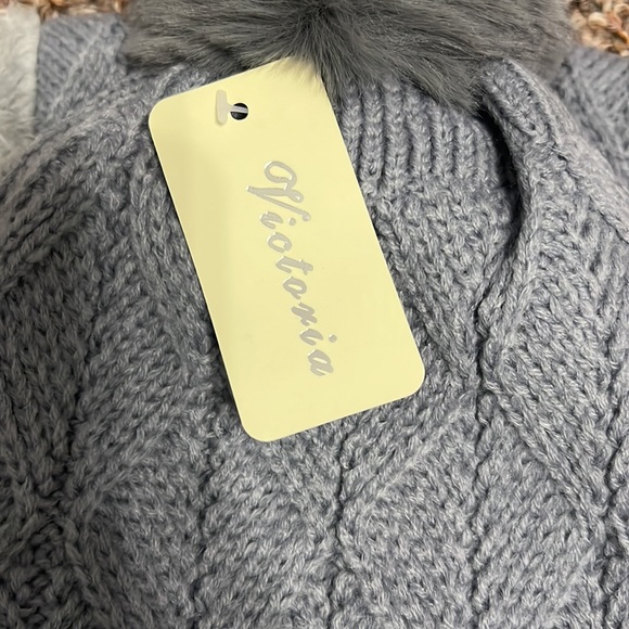 Women Warm  Knitted Infinity Scarf Beanie Hat 2Pcs! - Picture 7 of 8